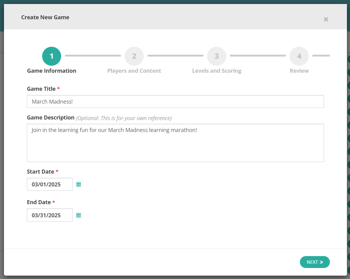 Creating a Game – BizLibrary