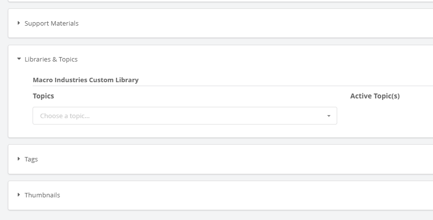 Creating Custom Topics – BizLibrary